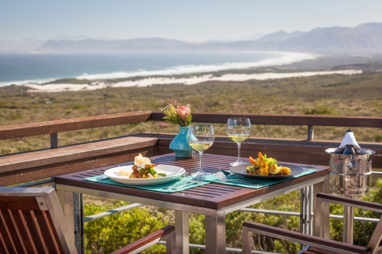 Grootbos Nature reserve view from the patio
