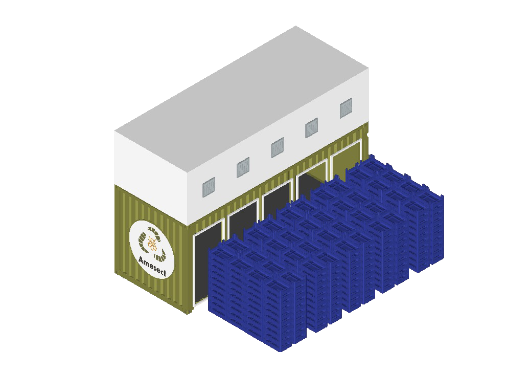 Major Magic³ large-scale waste conversion system by Amesect